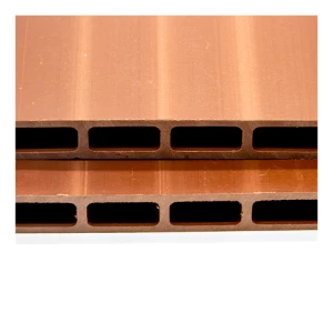 competitive price material cladding wooden composite fence slats wpc timber tube