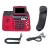 Corded Desktop Caller ID Telephone Home Office Red Land Line Phone with Answering System and Caller ID