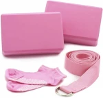 Cork/EVA Yoga Block Sturdy Support Muscle Stretch Deepen Poses Yoga Exercise Blocks Bricks