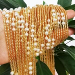 Cotton thread  used   connected Inelastic Colorful  Glass rice beads waist belly African waist bead