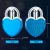 Import Creative Heart-shaped Lock Gas Lighters Windproof Inflatable Butane Gas Flame Metal Cigarette from China