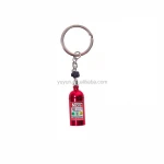 Creative turbine Nitrogen Gas Cylinder Keyring auto keyfob JDM metal keychain