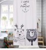 Credible Polyester Home Goods printing shower curtain