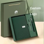 Custom A5 Notebook Business Gift Box With Pen Card Holder Journal Box Office Custom Notebook Gift Set