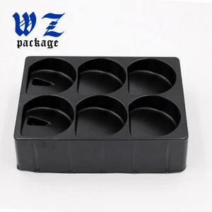 Custom Blister Chocolate tray black PS Packaging food Tray