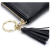 Import Custom Coin Change Purse Wallet Zipper Key Pouch Card holder wallet with Key Ring Leather Tassels Zip Tab from China