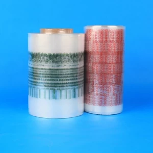 Custom colored heat shrinkable film printed shrink wrapping film