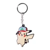 Custom Design 2d Soft Pvc Rubber Keychain Personalized Cute poke mon Keychains