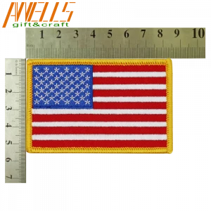 Custom embroidery USA flag army patches, embroidered Tactical Patch Military Armband Army Badge