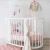 Import Custom Good Quality White Wood Baby Beds from China