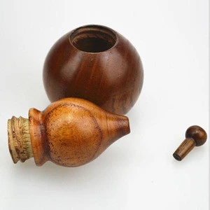 Custom handmade novelty wooden toothpick box gourd shape Personalized wooden toothpick holder