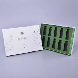 Custom Logo Folding Rigid Paper Foldable Gift Packing Box with Window