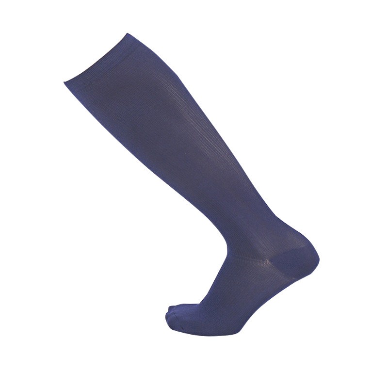 Custom logo make your design solid stocking Equestrian Socks knee high compression horse riding socks
