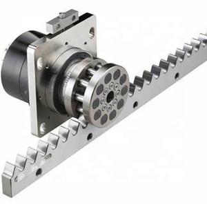 Custom made long steel gear rack and pinion design for cnc lathe machine