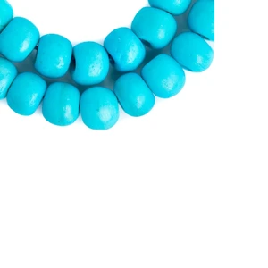 custom made natural bone beads available in turquoise colour suitable for bead stores and for jewellery manufacturers