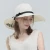 Import Custom Made Women Summer Beach White Folding Paper Straw Hat White With Bow Ribbon from China