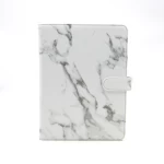 Custom Marbling document portfolio folder pu faux leather file folder with Magnetic button