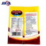Custom middle seal coffee bean/candy packaging bag heat seal chocolate cup outer packaging bag