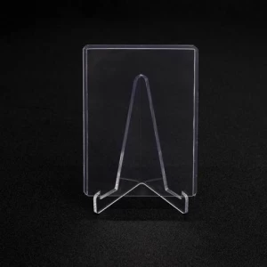 Custom Multipurpose Type Universal Acrylic Thickening Clear Easel Stands Card Holder Case Easel Graded Card Display Stand Rack
