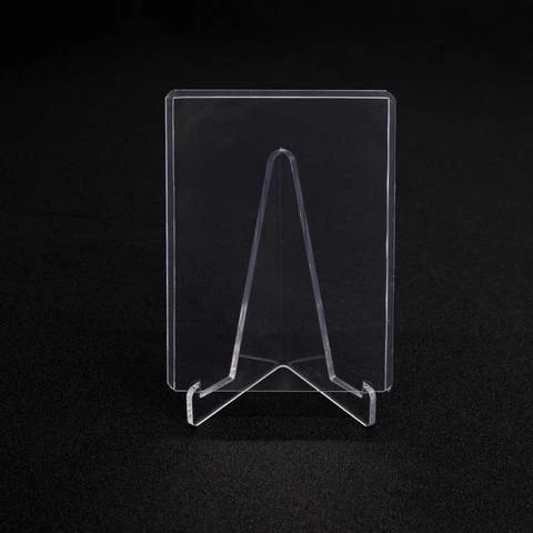 Custom Multipurpose Type Universal Acrylic Thickening Clear Easel Stands Card Holder Case Easel Graded Card Display Stand Rack