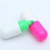 Custom Pill Shape Pen Highlighters,Multicolor mini pill shape highlighter cute gift pen