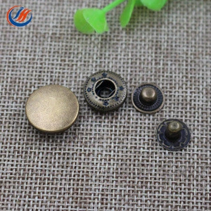 Custom Size Brass Metal Snap Buttons For Coats