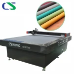 Custom size used teseo fc4 leather cutting machine cloth cutting machine leather strip cutting machine