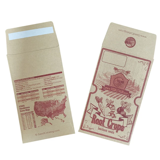 Custom small brown wallet business kraft paper envelopes packaging