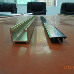 custom tooling U Plastic side rail extrusion U shape channel