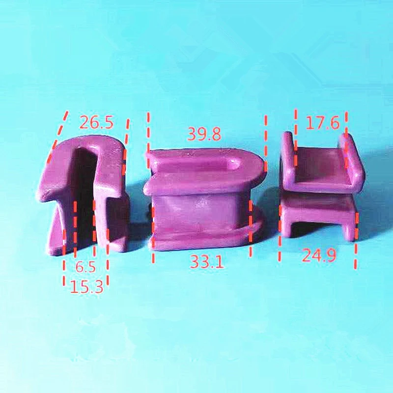Customize AL2O3 Alumina Parts Textile Ceramic Eyelets high quality  wire guide