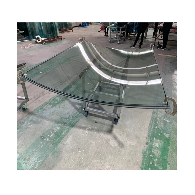 Customized 6mm 8mm 10mm 12mm ESG security curved tempered glass price