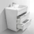 Import Customized Design Modern Toilet Hotel Bath Furniture Bathroom Vanity Cabinets with Integrated Sink from China