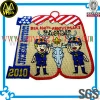 Customized textil woven Embroidery Textile Badges