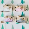 Cute educational baby toys wooden camera toys kids