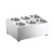 Import Cutlery holder table kitchen storage containers stainless steel knife fork storage holder with 4 6 8 grids from China