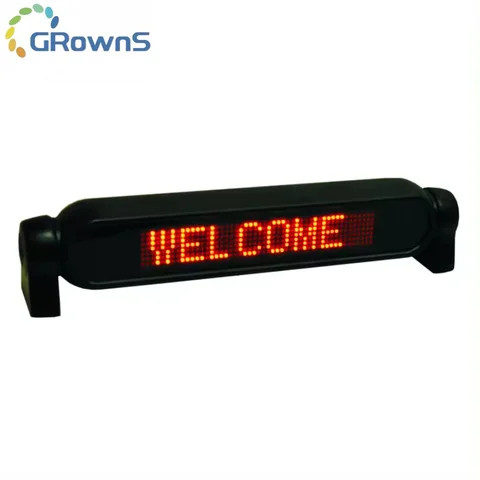 Buy D750 Running Scrolling Messages Moving Text Screen Led Car Display ...