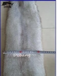 DB005 Excellent Quality Cheap Fox Fur Skins Natural white fox fur in animal fur