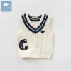 DB7633 dave bella spring infant baby boys sleeveless pullover sweater fashion clothes toddler children knitted vest