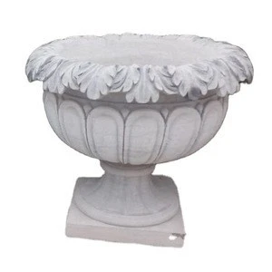 Decorative natural stone vases