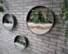 Decorative Wall Mounted Planter Hanging Flower Pot Garden Bucket for Indoor or Outdoor Balcony Patio