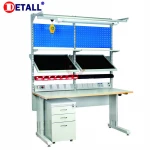Detall modular adjustable anti static workstations for electronic