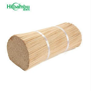 Diameter 1.2mm/1.3mm wholesale bamboo sticks for incense 8 inch Raw Agarbatti