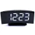 Import Digital Alarm Clock 5&quot; Curved  LED Screen Clear Large Numbers LCD Clock from China