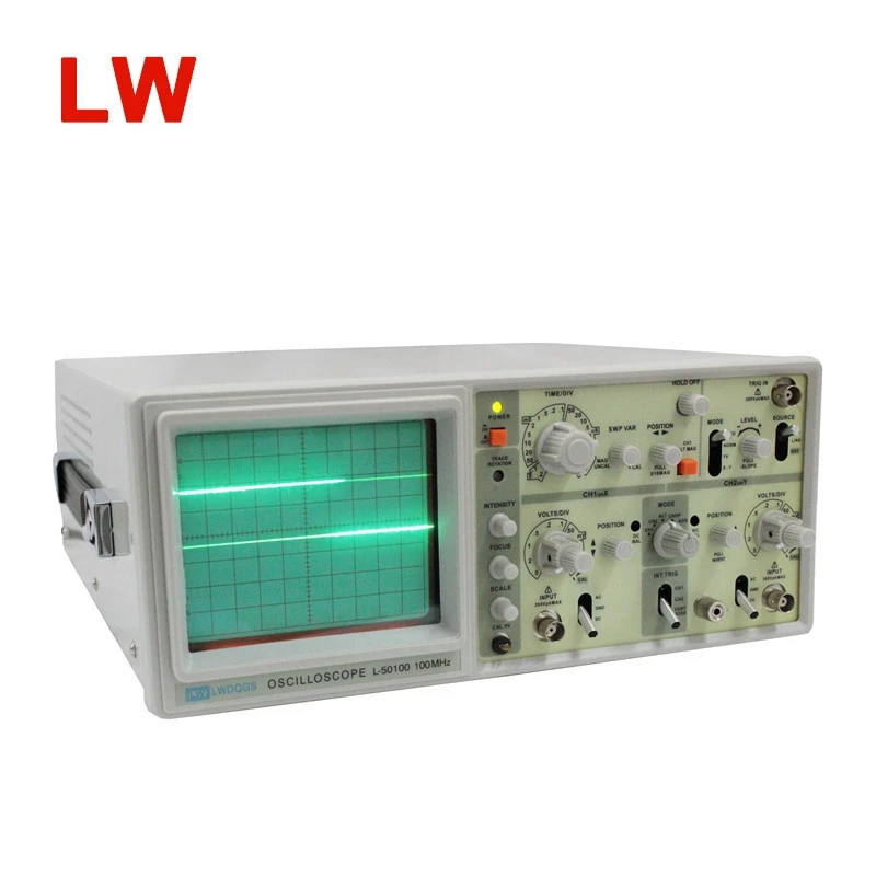digital analog low cost oscilloscope 100mhz for student