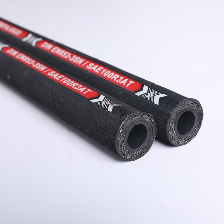 DIN EN 856 4SH 1 inch hydraulic colored fuel rubber hose