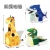 Import Dinosaur Giraffe Shark Handmade Cartoon Toys Carton Animals for kid Decorative Toys from China