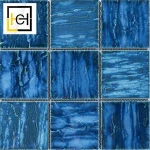 discontinued old vintage ceramic pool tile bule ceramic mosaic tile for pool