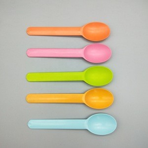 Disposable ice cream spoon/yogurt spoon biodegradable with multi color available