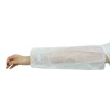 Disposable Protective PE Plastic Arm Sleeve Cover Oversleeve White 2.5-4G for Food Factory and Clean House