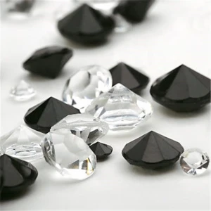 Diy Blue Plastic Acrylic Crystal Extra Large Diamond Acrylic Gems For Decorative Accents In Bulk